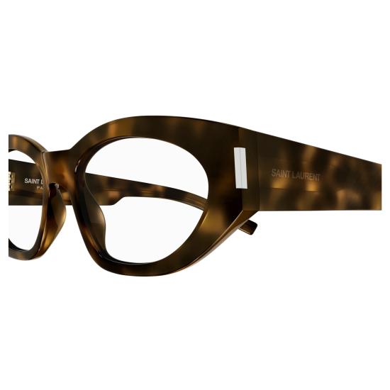 25FW 생로랑 안경 SL 638 OPT 003 HAVANA HAVANA TRANSPARENT - SAINT LAURENT