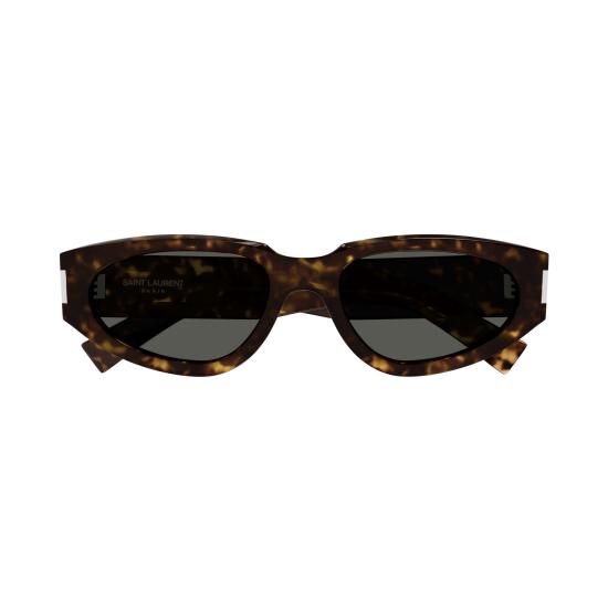 25FW 생로랑 선글라스 SL 618 002 HAVANA CRYSTAL GREY - SAINT LAURENT