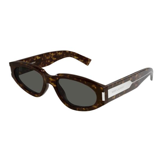 25FW 생로랑 선글라스 SL 618 002 HAVANA CRYSTAL GREY - SAINT LAURENT