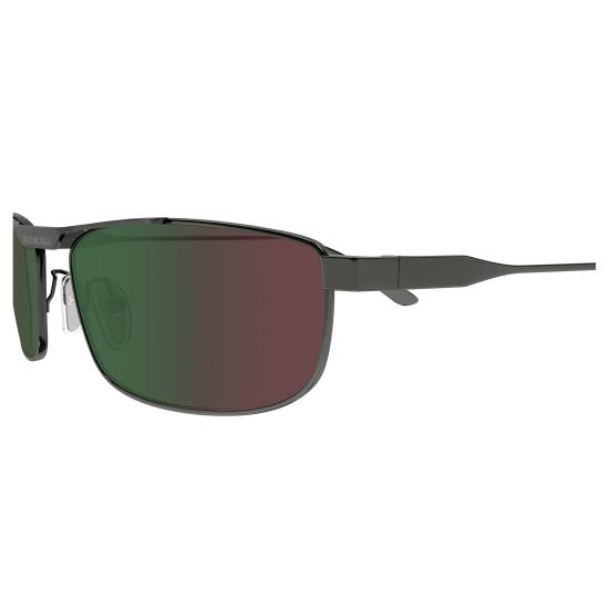 25FW 발렌시아가 선글라스 BB0451S 005 RUTHENIUM RUTHENIUM GREEN - BALENCIAGA
