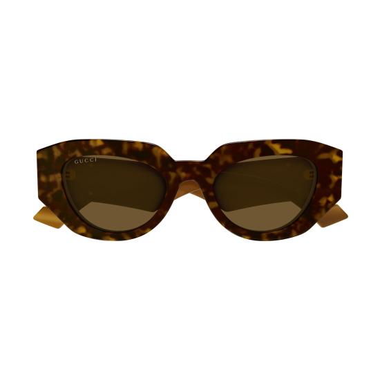 25FW 구찌 선글라스 GG1421S 009 HAVANA BROWN BROWN - GUCCI
