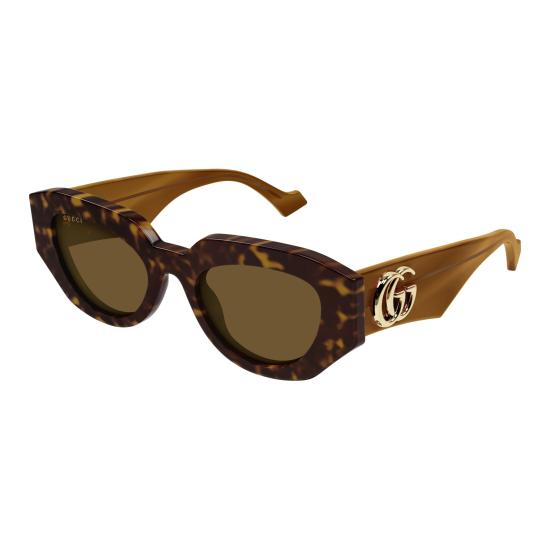 25FW 구찌 선글라스 GG1421S 009 HAVANA BROWN BROWN - GUCCI