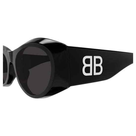 25FW 발렌시아가 선글라스 BB0396SK 001 BLACK BLACK GREY - BALENCIAGA