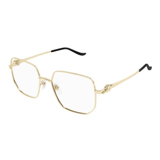 25FW 까르띠에 안경 CT0568O 001 GOLD GOLD TRANSPARENT - CARTIER