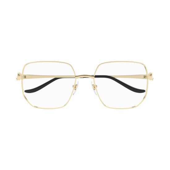 25FW 까르띠에 안경 CT0568O 001 GOLD GOLD TRANSPARENT