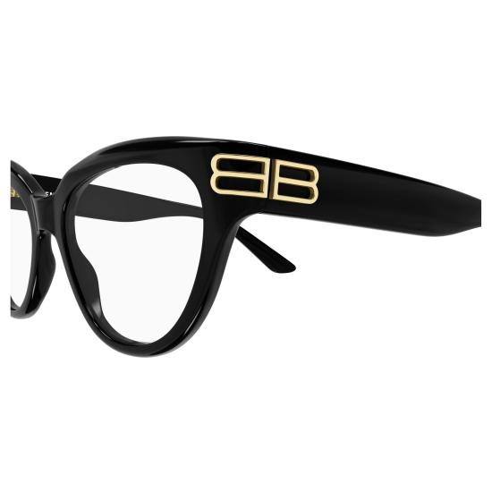 25FW 발렌시아가 안경 BB0436O 001 BLACK BLACK TRANSPARENT - BALENCIAGA