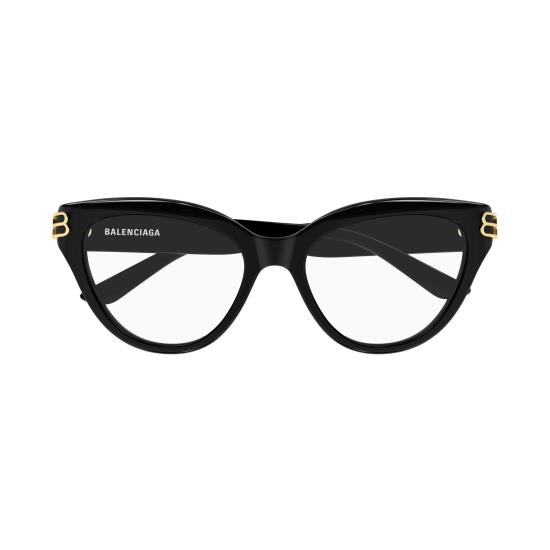 25FW 발렌시아가 안경 BB0436O 001 BLACK BLACK TRANSPARENT - BALENCIAGA