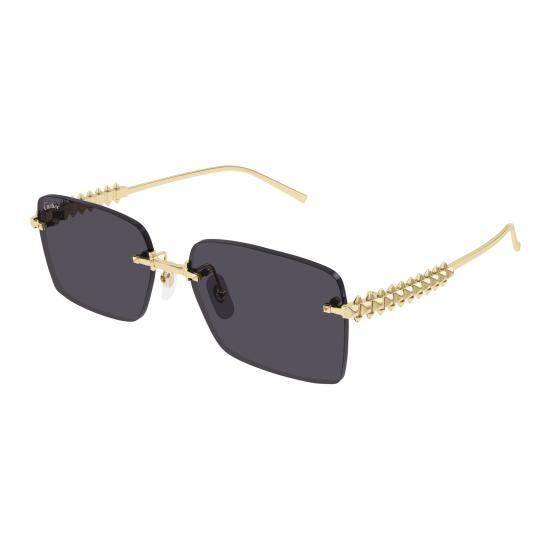 25FW 까르띠에 선글라스 CT0545S 002 GOLD GOLD SMOKE - CARTIER