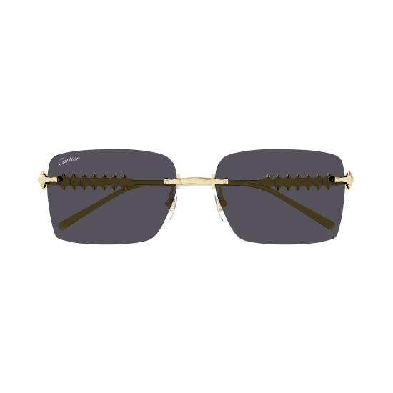 25FW 까르띠에 선글라스 CT0545S 002 GOLD GOLD SMOKE - CARTIER