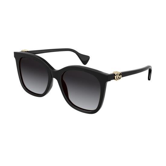 25FW 구찌 선글라스 GG1071S 001 BLACK BLACK GREY - GUCCI