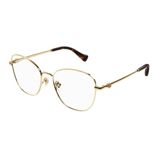 25FW 구찌 선글라스 GG1418O 001 GOLD GOLD TRANSPARENT - GUCCI