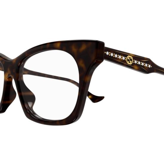 25FW 구찌 선글라스 GG1299O 002 HAVANA HAVANA TRANSPARENT - GUCCI