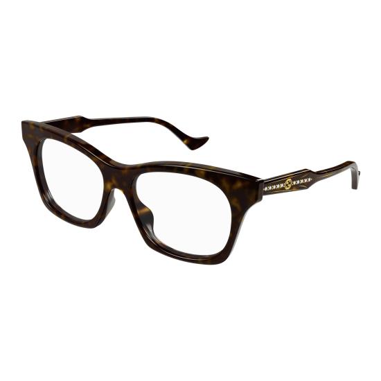 25FW 구찌 선글라스 GG1299O 002 HAVANA HAVANA TRANSPARENT - GUCCI