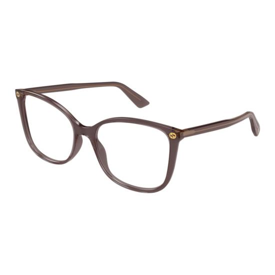 25FW 구찌 선글라스 GG0026O 019 BROWN BROWN TRANSPARENT - GUCCI