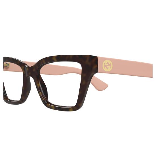 25FW 구찌 선글라스 GG1715O 005 HAVANA PINK TRANSPARENT - GUCCI