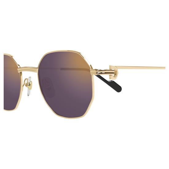 25FW 까르띠에 선글라스 CT0500S 004 GOLD GOLD VIOLET - CARTIER