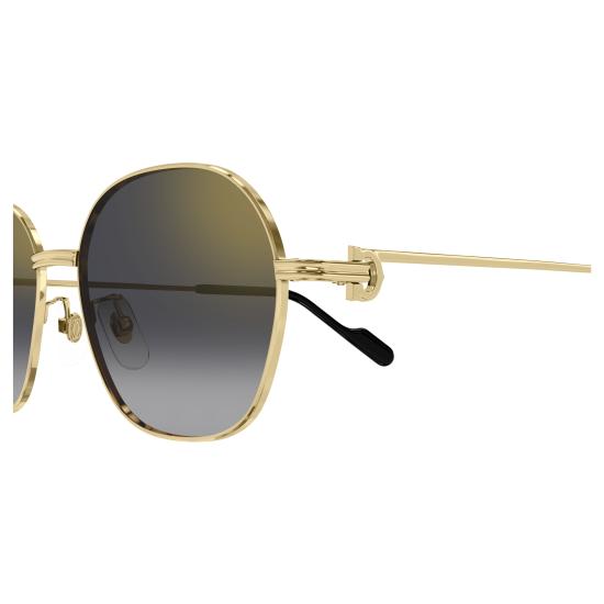 25FW 까르띠에 선글라스 CT0569SA 001 GOLD GOLD GREY - CARTIER