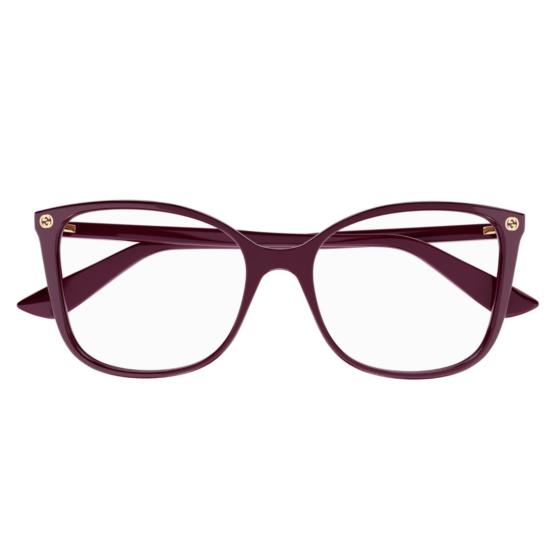 25FW 구찌 선글라스 GG0026O 012 BURGUNDY BURGUNDY TRANSPARENT - GUCCI