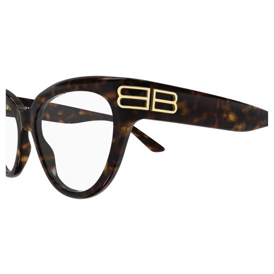 25FW 발렌시아가 안경 BB0436O 002 HAVANA HAVANA TRANSPARENT - BALENCIAGA