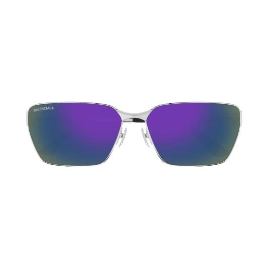 25FW 발렌시아가 선글라스 BB0374SK 003 SILVER SILVER VIOLET - BALENCIAGA
