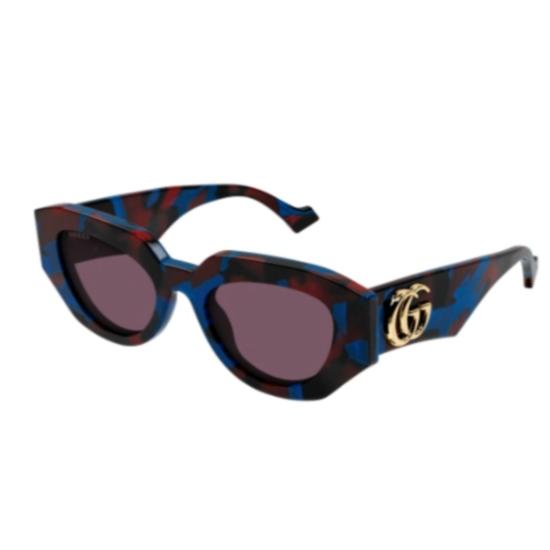 25FW 구찌 선글라스 GG1421S 003 HAVANA HAVANA VIOLET - GUCCI