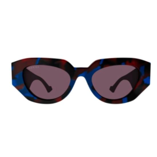 25FW 구찌 선글라스 GG1421S 003 HAVANA HAVANA VIOLET - GUCCI