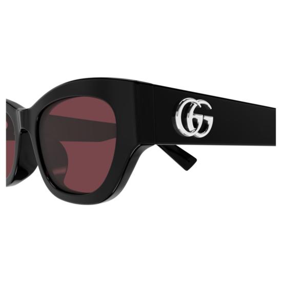 25FW 구찌 선글라스 GG1954SA 004 BLACK BLACK RED - GUCCI