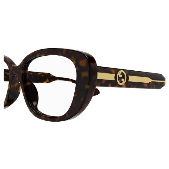 25FW 구찌 선글라스 GG1559OK 002 HAVANA CRYSTAL TRANSPARENT - GUCCI