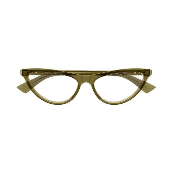 25FW 보테가베네타 안경 BV1416O 003 GREEN GREEN TRANSPARENT - BOTTEGA VENETA
