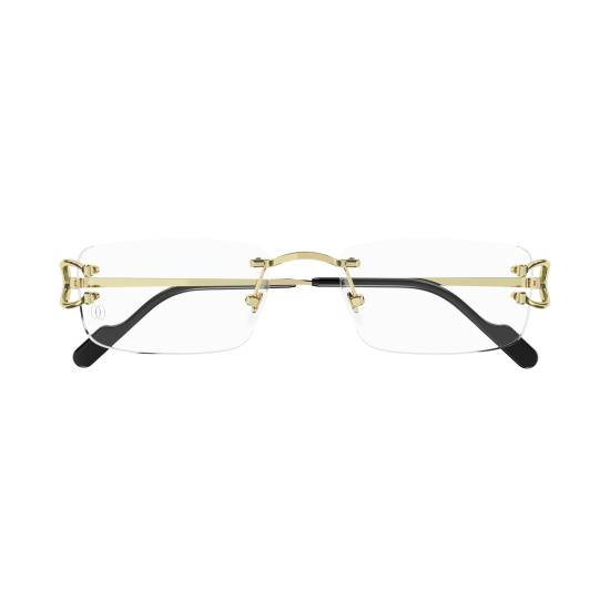 25FW 까르띠에 선글라스 CT0344O 001 GOLD GOLD TRANSPARENT - CARTIER