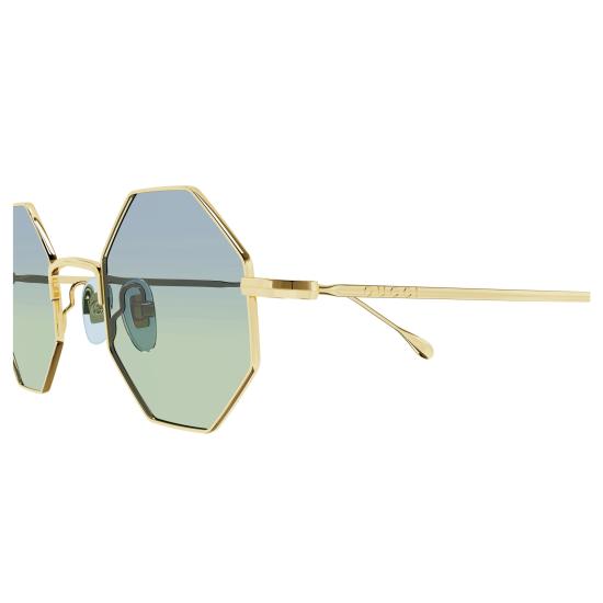 25FW 구찌 선글라스 GG1814S 004 GOLD GOLD LIGHT BLUE - GUCCI