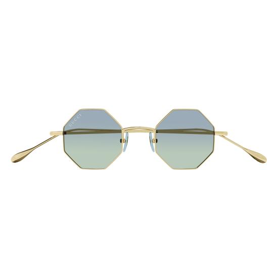 25FW 구찌 선글라스 GG1814S 004 GOLD GOLD LIGHT BLUE - GUCCI