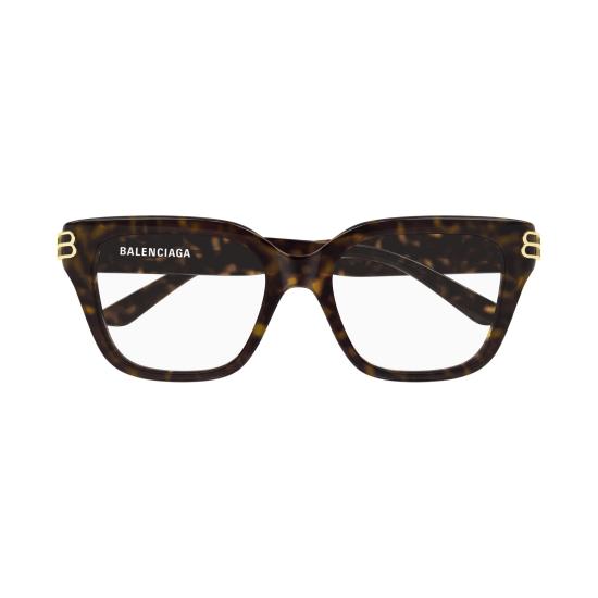 25FW 발렌시아가 안경 BB0437O 007 HAVANA HAVANA TRANSPARENT - BALENCIAGA