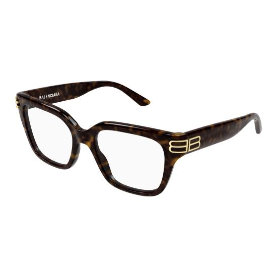 25FW 발렌시아가 안경 BB0437O 007 HAVANA HAVANA TRANSPARENT - BALENCIAGA