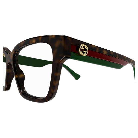 25FW 구찌 선글라스 GG1302O 006 HAVANA HAVANA TRANSPARENT - GUCCI