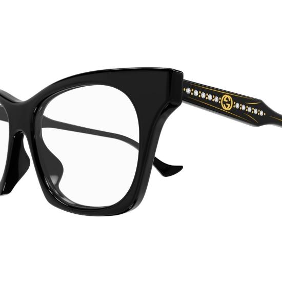 25FW 구찌 선글라스 GG1299O 001 BLACK BLACK TRANSPARENT - GUCCI