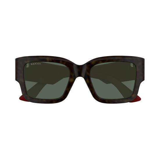 25FW 구찌 선글라스 GG1663S 002 HAVANA RED GREEN - GUCCI