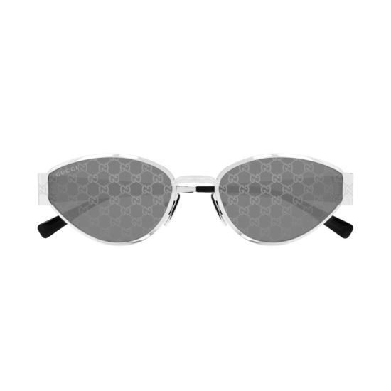 25FW 구찌 선글라스 GG1853S 002 SILVER SILVER SMOKE - GUCCI