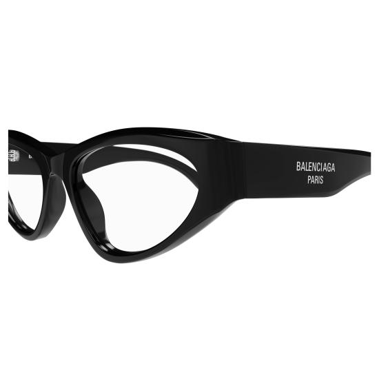 25FW 발렌시아가 안경 BB0391O 001 BLACK BLACK TRANSPARENT - BALENCIAGA