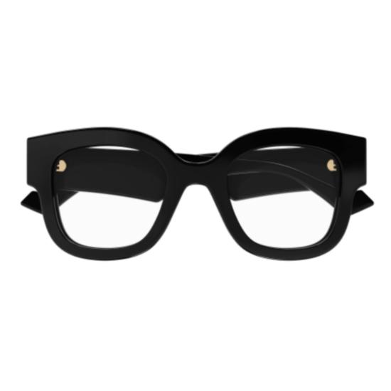 25FW 구찌 선글라스 GG1423O 001 BLACK BLACK TRANSPARENT - GUCCI