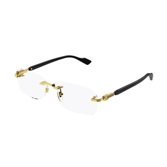 25FW 구찌 선글라스 GG1221O 001 GOLD BLACK TRANSPARENT - GUCCI