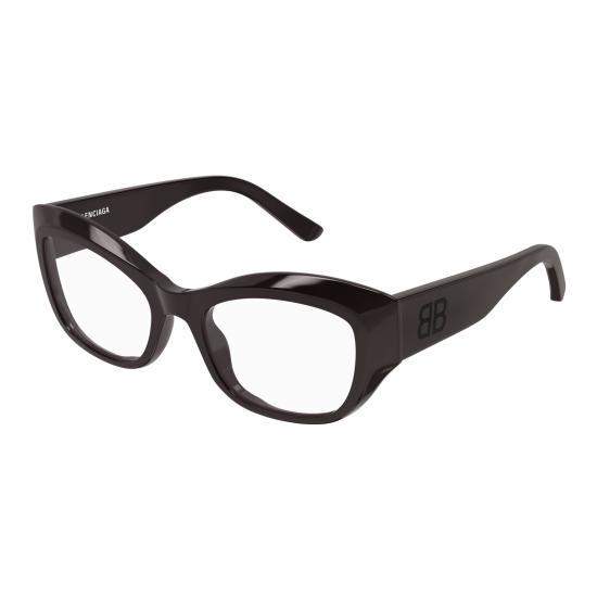 25FW 발렌시아가 안경 BB0398O 004 BURGUNDY BURGUNDY TRANSPARENT - BALENCIAGA