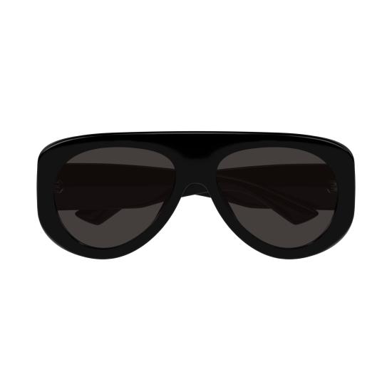 25FW 보테가베네타 선글라스 BV1362S 001 BLACK BLACK GREY - BOTTEGA VENETA