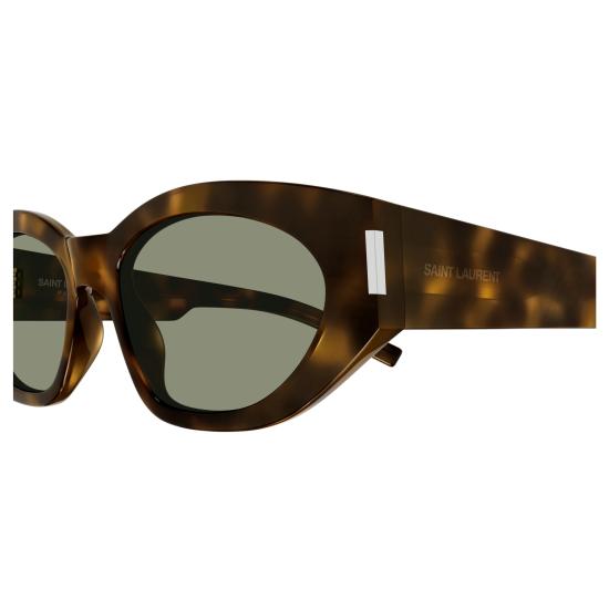 25FW 생로랑 선글라스 SL 638 003 HAVANA HAVANA GREEN - SAINT LAURENT