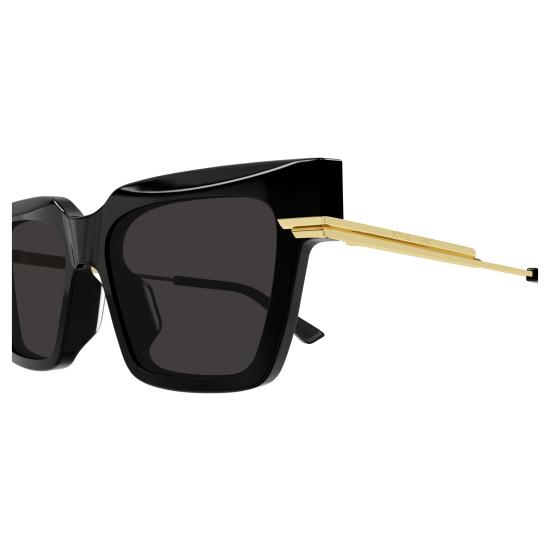 25FW 보테가베네타 선글라스 BV1242S 001 BLACK GOLD GREY - BOTTEGA VENETA