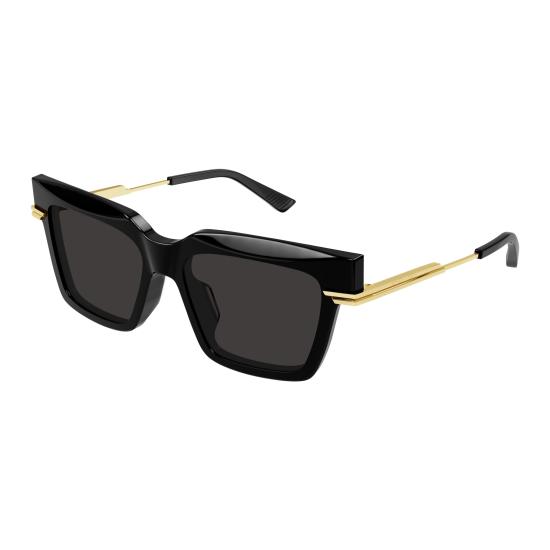 25FW 보테가베네타 선글라스 BV1242S 001 BLACK GOLD GREY - BOTTEGA VENETA
