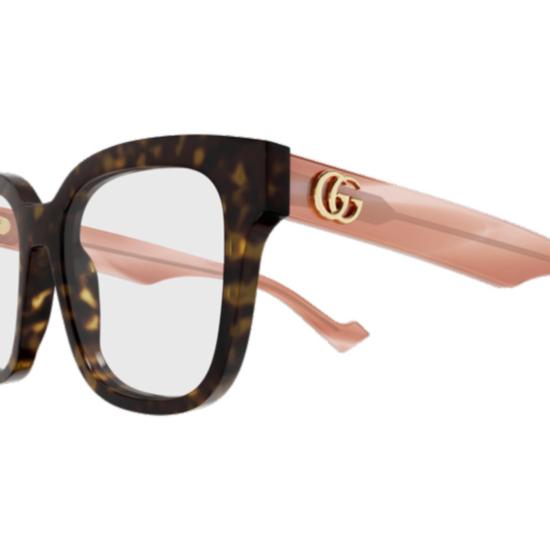 25FW 구찌 선글라스 GG0958O 014 HAVANA PINK TRANSPARENT