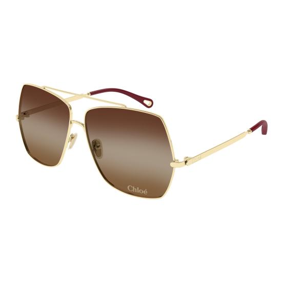25FW 끌로에 선글라스 CH0278S 001 GOLD GOLD BROWN - CHLOE