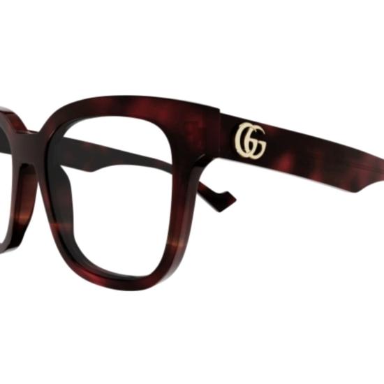 25FW 구찌 선글라스 GG0958O 007 HAVANA HAVANA TRANSPARENT - GUCCI