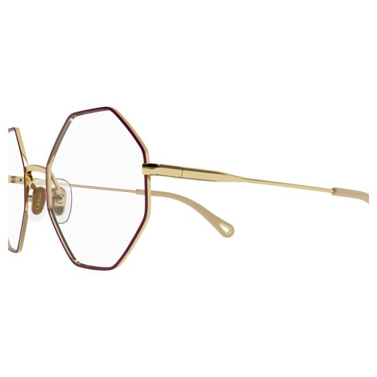 26SS 끌로에 선글라스 CH0022O 010 BURGUNDY GOLD TRANSPARENT - CHLOE